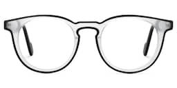 Suzette Round Two-Tone Glasses0