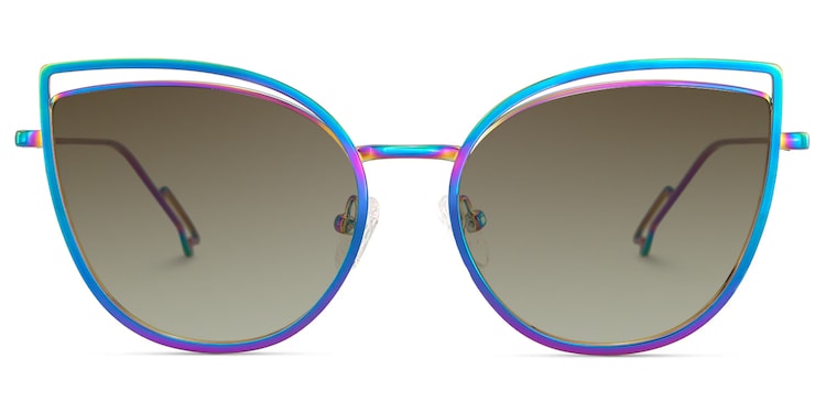 Spivey Cateye Iridescent Sunglasses