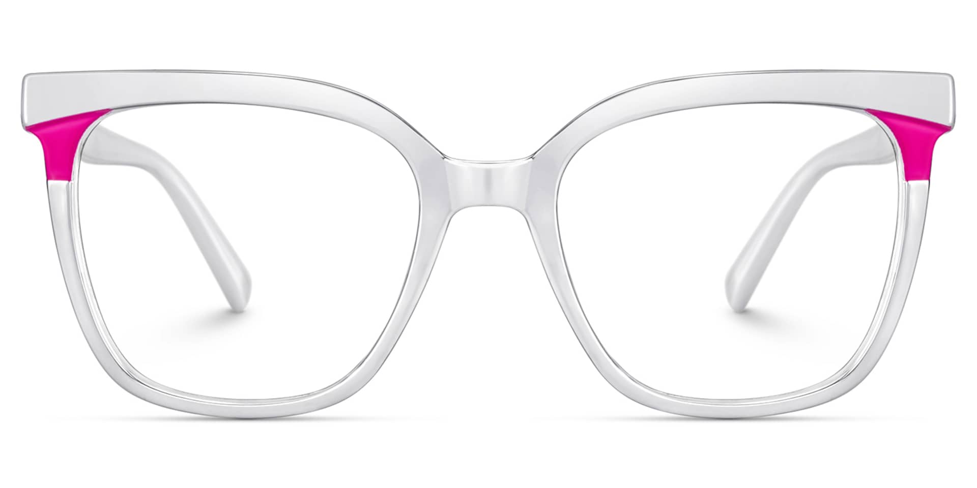 Dazzler silver square frame glasses Online | ZEELOOL1