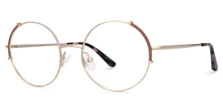 Rindy Round Brown Glasses