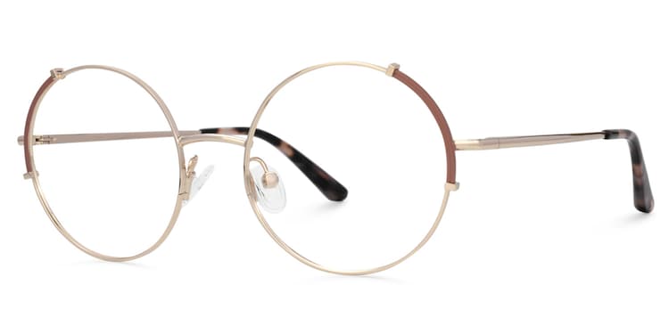 Rindy Round Brown Glasses