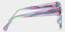 Minfia Blue Purple Square Glasses5