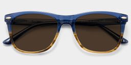 Atlas Two-tone Rectangle Glasses1