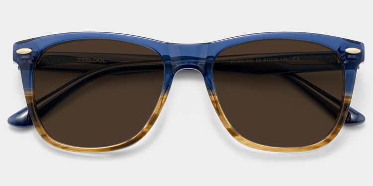 Atlas Two-tone Rectangle Sunglasses