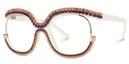 Veasley Square Two-Tone Glasses1