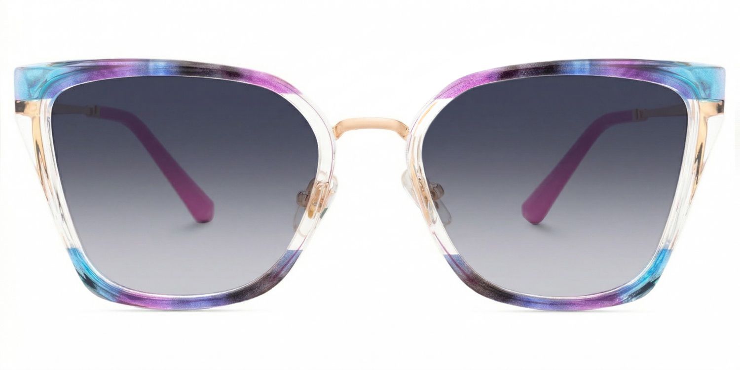 Martins Tr90 Multicolor Rectangle Frame Sunglasses | ZEELOOL0