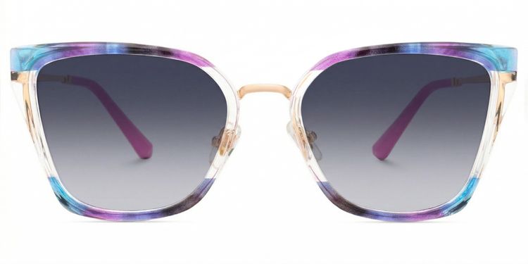Martins Multicolor Rectangle Sunglasses
