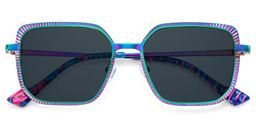 Maverick Square Multicolor Sunglasses1