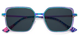 Maverick Square Multicolor Sunglasses1