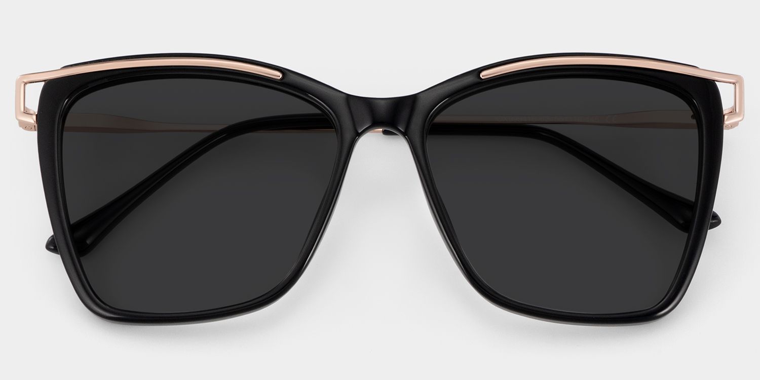 Krystle Mixed Black Frame Sunglasses | ZEELOOL