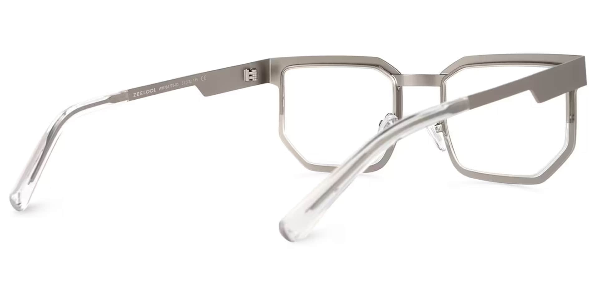 Barber Geometric Silver Eyeglasses and Glasses Frames4