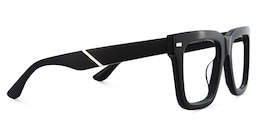 Redina Square Black Glasses4