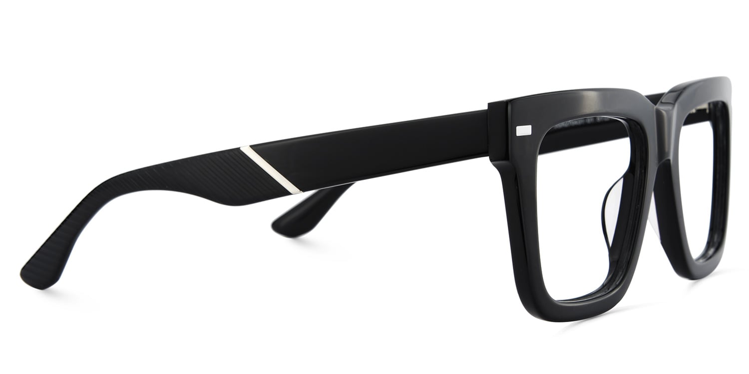 Redina Square Black Glasses4