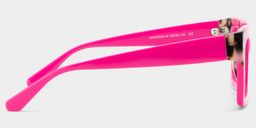 Sarah Square Pink Tortoise Glasses4