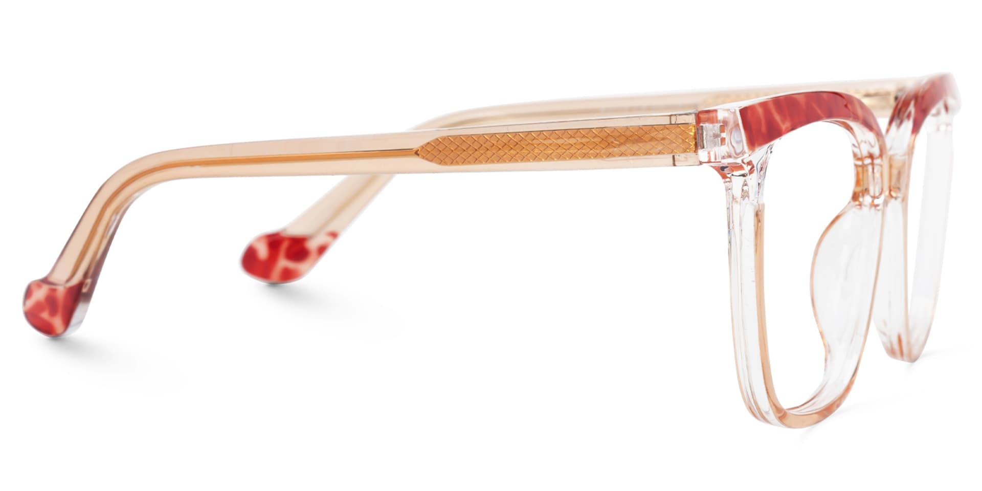 Square Tawana Red Glasses deals -Zeelool Glasses2