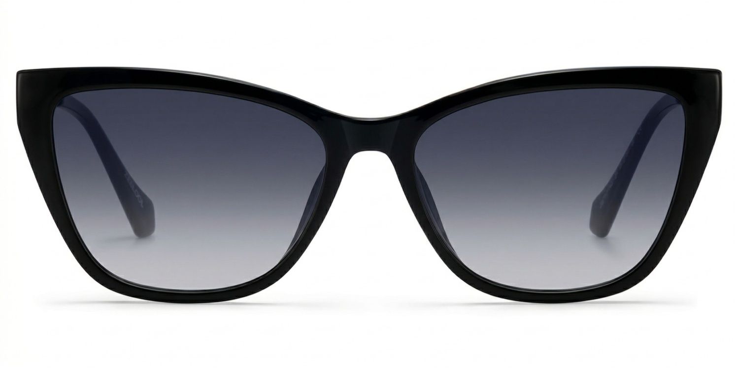 Celeste Cat Eye Style Black Frame Sunglasses | ZEELOOL