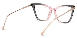 Hilary Butterfly Pink-Gray Glasses3