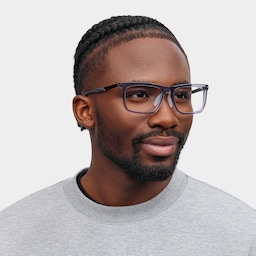 Ease Rectangle Gray Glasses1