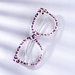 Reineke Square Purple Glasses0