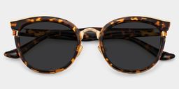 Laraine Cat Eye Tortoise Glasses1