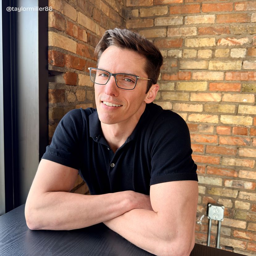 Alexander Rectangle Black Glasses