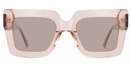 Brandon Square Beige Glasses0
