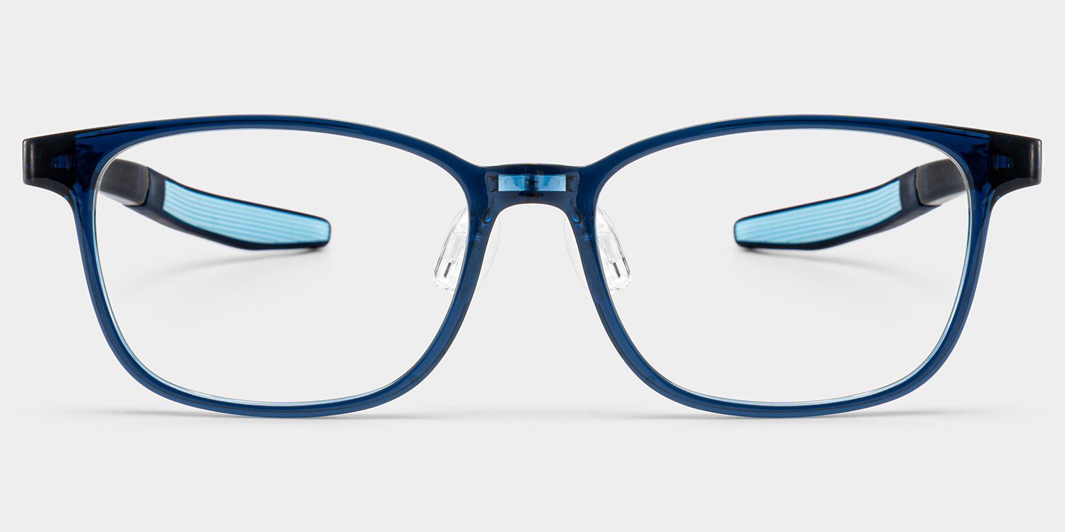 Alexis Rectangle Dark Blue Glasses0