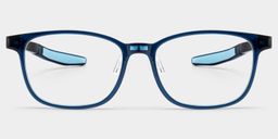 Alexis Rectangle Dark Blue Glasses0