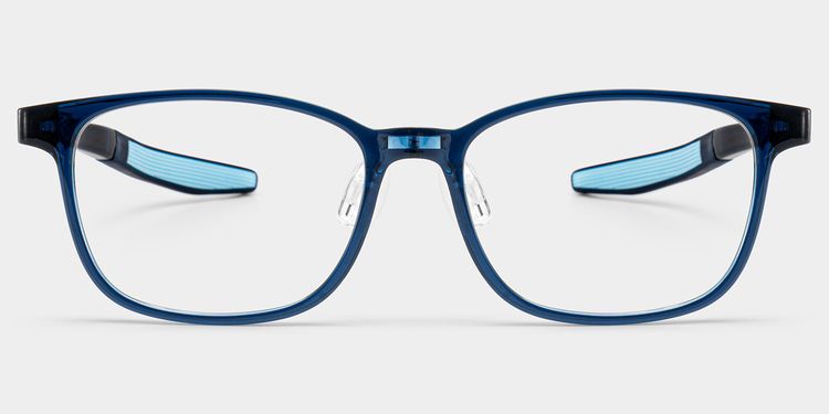 Alexis Rectangle Dark Blue Glasses