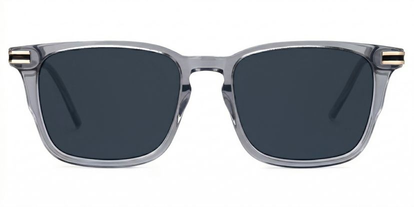 Kornelia Square Gray Glasses