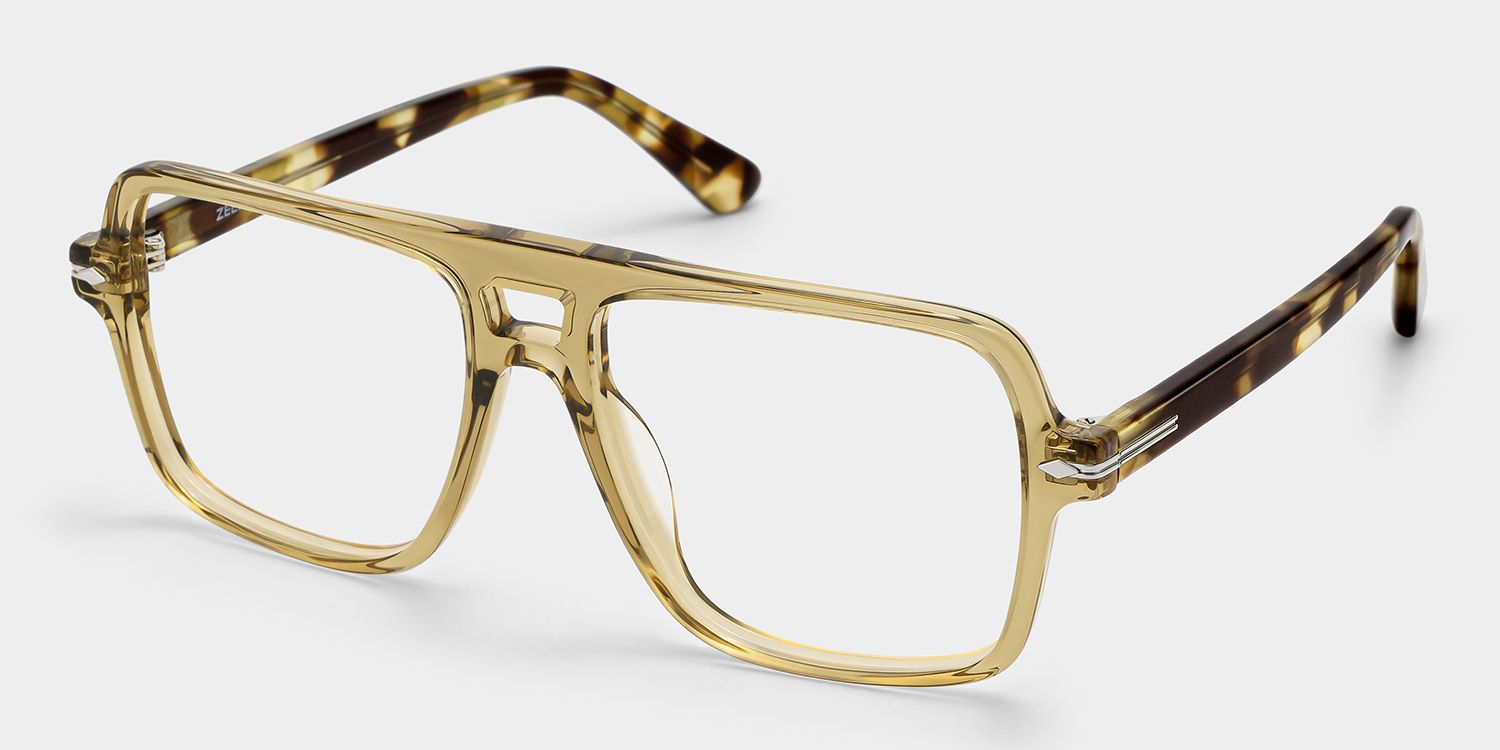 Easton Brown Aviator Acetate Glasses in Casual Style | ZEELOOL3