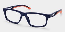 Emory Blue Rectangle Glasses2