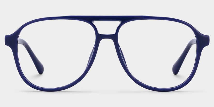 Luna Blue Aviator Glasses