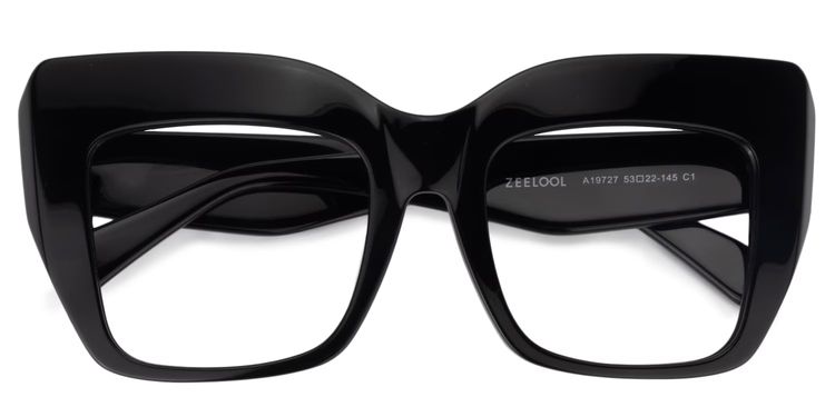 Charmaine Cat Eye Black Glasses