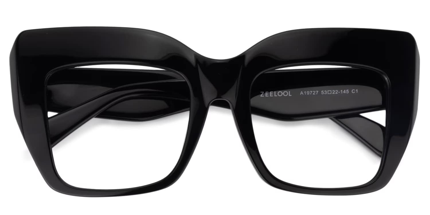Charmaine Cat Eye Black Glasses