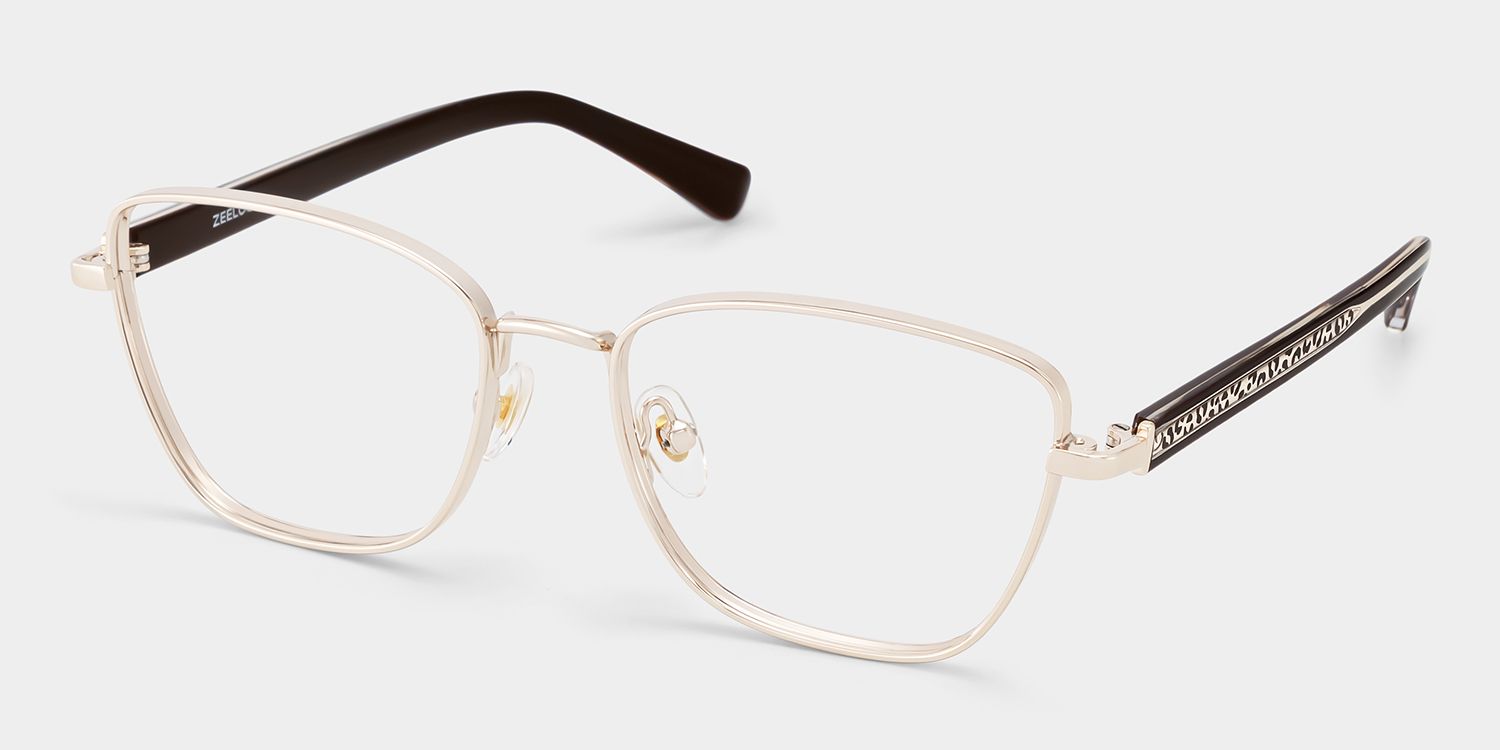 Lucille Gold Butterfly Glasses | ZEELOOL3