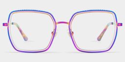 Fiona Square Iridescent Glasses3