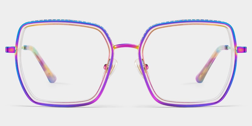 Fiona Square Iridescent Glasses