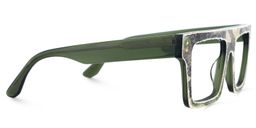 Killian Rectangle Green Glasses4