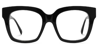Willard Square Black Glasses0