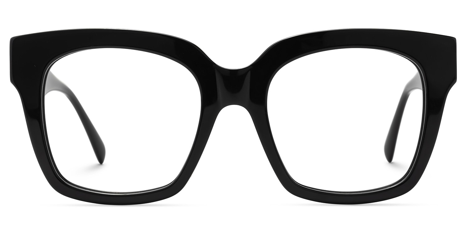 Willard Square Black Glasses0