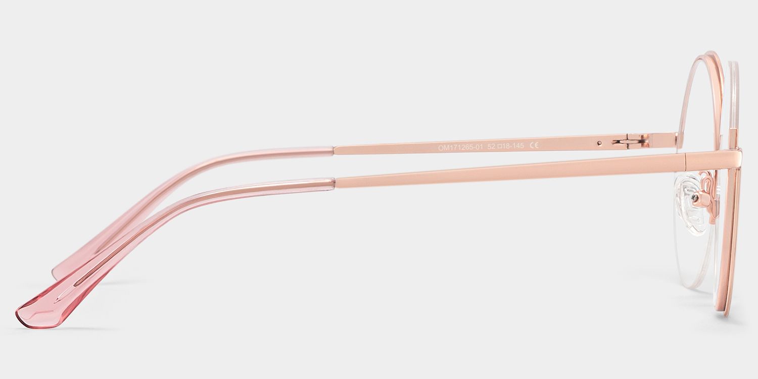 Flozif Round Pink Glasses deals -Zeelool Glasses3