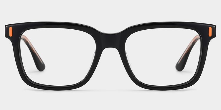Axel Rectangle Black Glasses