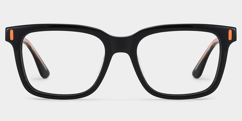 Axel Rectangle Black Glasses