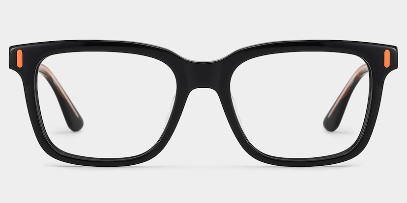 Axel Rectangle Black Glasses