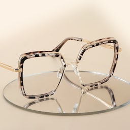 Cordaro Square Clear Tortoise Shell Glasses0