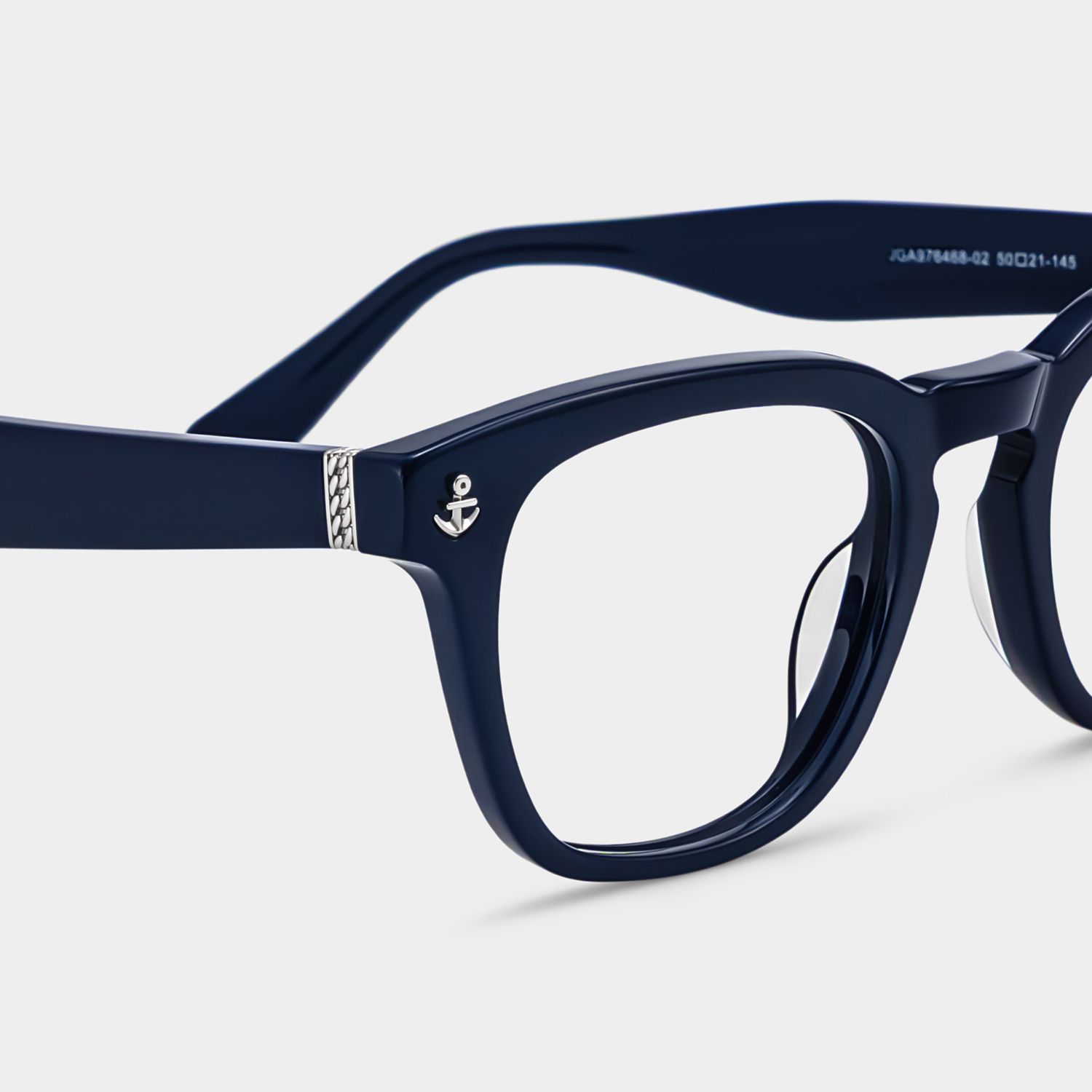 Pierce Round Blue Frames Eyeglasses for Men | ZEELOOL5