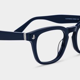 Pierce Blue Round Glasses5