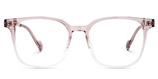 Chloe Square Pink Crystal Glasses1