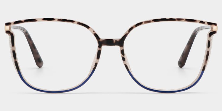 Rodz Square Tortoise-Blue Glasses